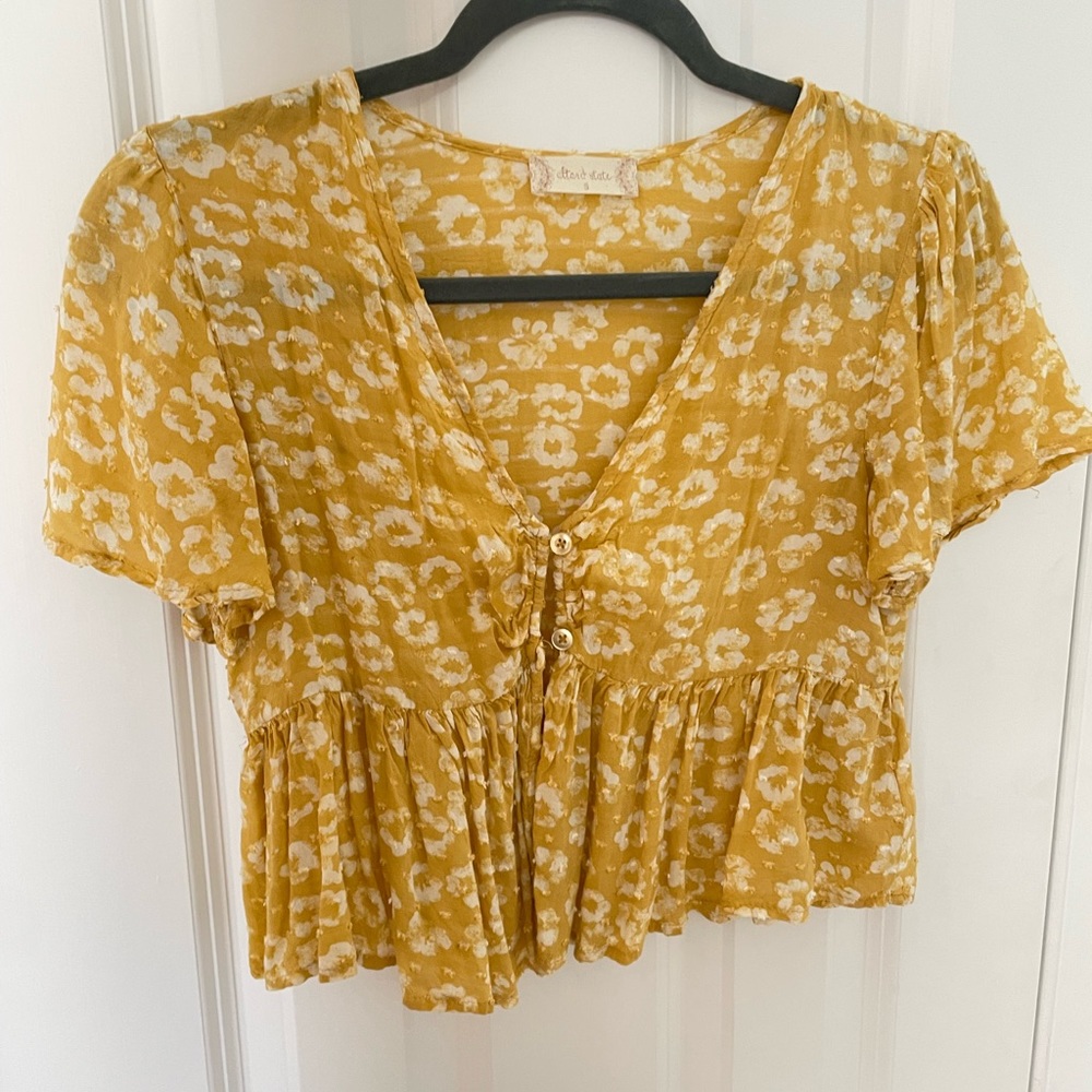 Floral crop top